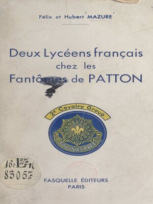cover image of Deux lycéens chez les Fantômes de Patton